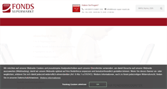Desktop Screenshot of fonds-super-markt.de